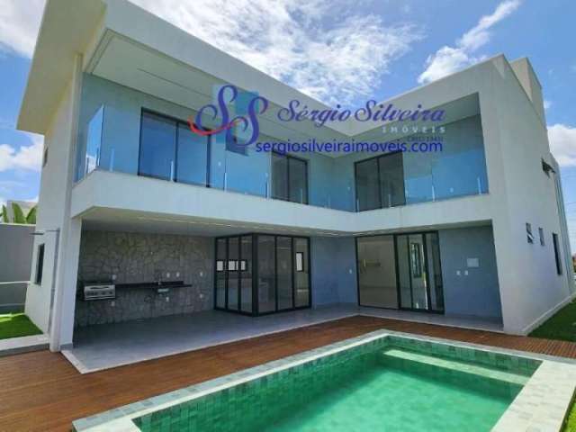 Belíssima casa no Alphaville Ceará com 4 suítes, piscina privativa