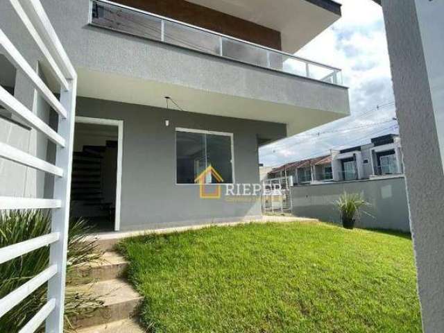 Geminado de Esquina com 1 suíte + 2  à venda, 100 m² por R$ 498.000 - Floresta - Joinville/SC