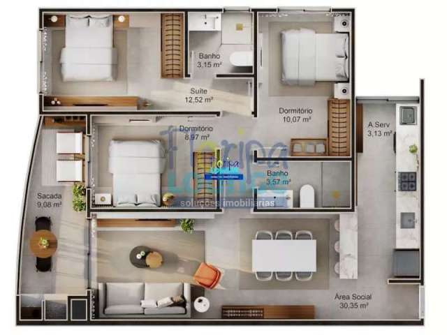 Apartamento com 2 dorms com 1 vaga de garagem - sgr2ap2834