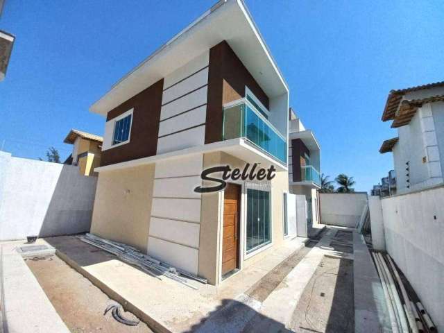 Casa com 2 dormitórios à venda, 120 m² por R$ 315.000,00 - Jardim Mariléa - Rio das Ostras/RJ