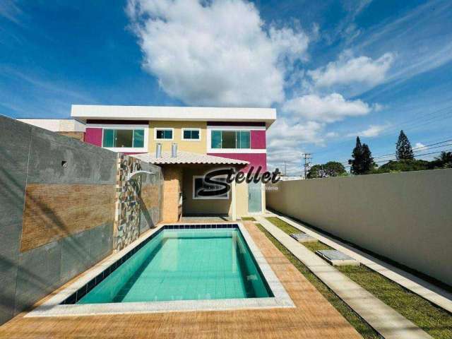 Casa com 4 dormitórios à venda, 182 m² por R$ 820.000,00 - Ouro Verde - Rio das Ostras/RJ