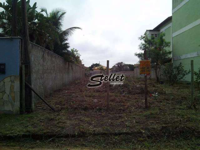 Terreno à venda, 480 m² por R$ 229.000,00 - Verde Mares - Rio das Ostras/RJ
