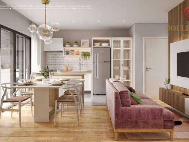Apartamento no Rise Urban Habitat à venda, 53 m² por R$ 650.000 - Água Verde - Curitiba/PR