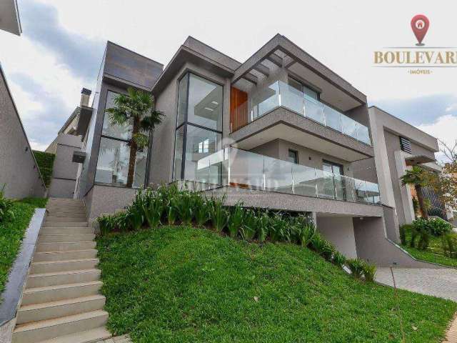 Casa nova no  Barigui Park Royalle, com 3 suítes à venda, 380 m² por R$  4.100.000 - Santo Inácio - Curitiba/PR