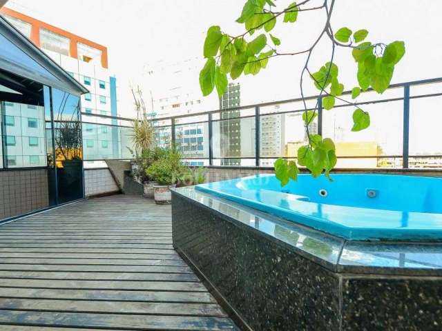 Cobertura no Edifício Springhill com jacuzzi e 2 dormitórios à venda, 78 m² por R$ 850.000 - Água Verde - Curitiba/PR