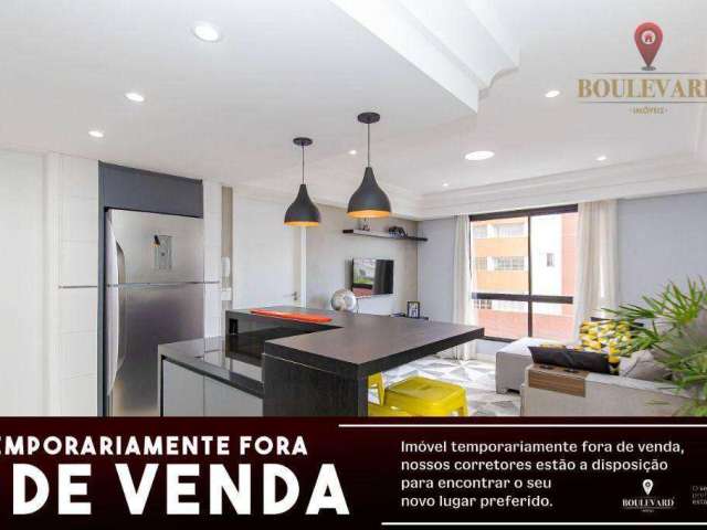 Apartamento semi-mobiliado no BMS Plaza, com 1 dormitório à venda, 56 m² por R$ 350.000 - Cristo Rei - Curitiba/PR