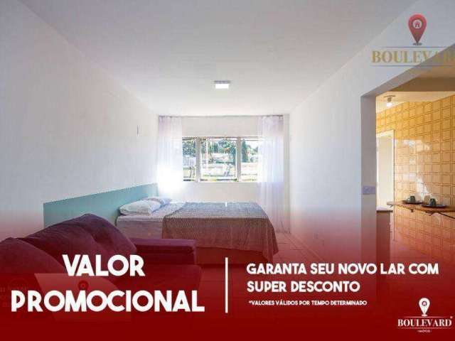 Studio mobiliado no Ed. José Conrado Riedel, com 1 dormitório à venda, 46 m² por R$ 286.000 - Centro Cívico - Curitiba/PR