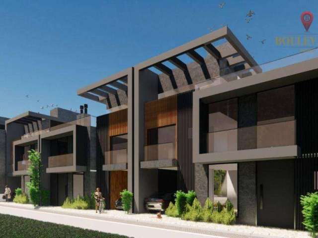 Sobrados novos, com 3 dormitórios à venda, 150 m² por R$ 850.000 - Jardim das Américas - Curitiba/PR