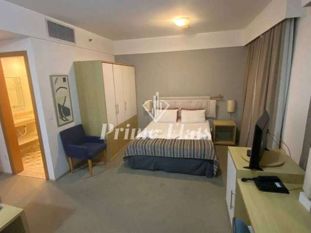 Flat disponível para locação no Comfort Suites Alphaville, com 28m², 1 dormitório e 1 vaga