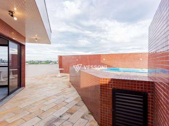 Cobertura com 3 quartos, Suíte, 3 vagas, terraço com piscina, 335 m² - à venda por R$ 1.780.000 ou aluguel por R$ 7.000/mês - Alto da XV - Curitiba/PR