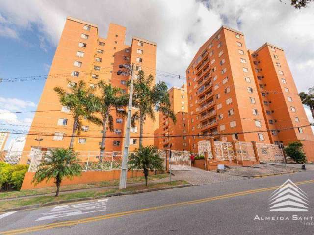 Apartamento com 3 dormitórios para alugar, 74 m² por R$ 3.674,83/mês - Ahú - Curitiba/PR