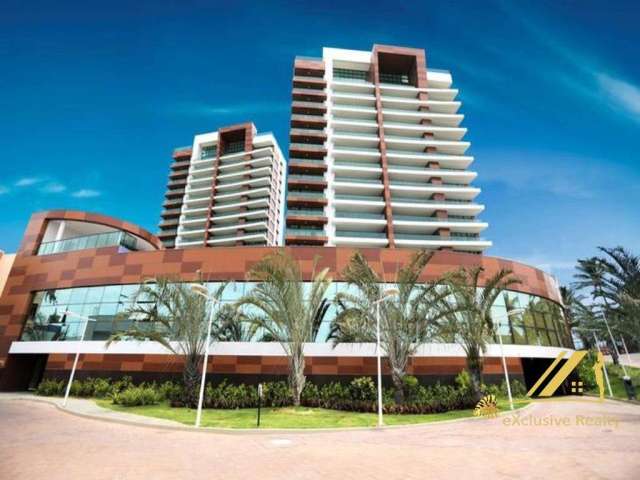 OPORTUNIDADE: Condomínio D'azur, Apartamento 4 suítes, andar alto, com vista espetacular para o mar. 242,09m2. Na Orla de Jaguaribe. Luxo total.