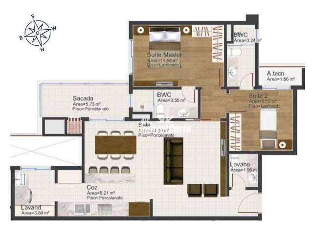 Apartamento à venda, 86 m² por R$ 974.686,20 - Cristo Rei - Curitiba/PR