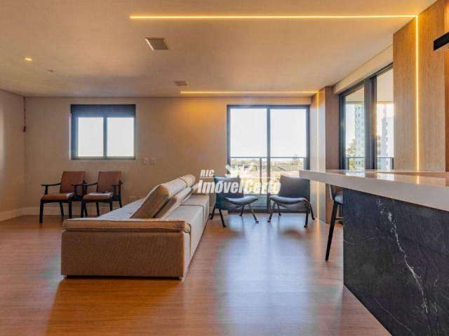Apartamento mobiliado com 3 dormitórios à venda, 109 m² por R$ 1.521.079 - Cristo Rei - Curitiba/PR
