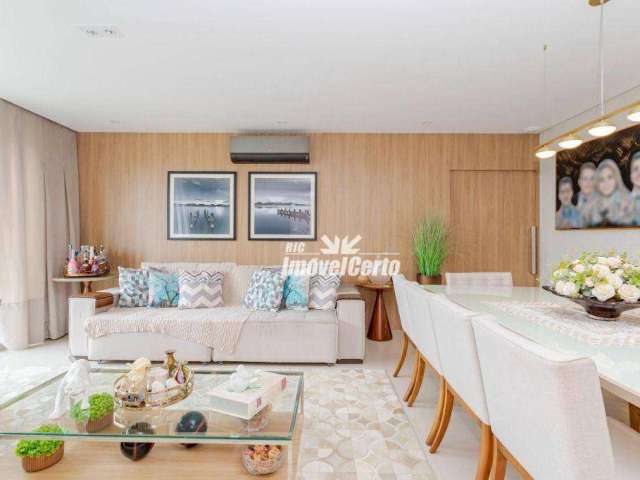 Apartamento Mobiliado e Decoradocom 3 dormitórios à venda, 136 m² por R$ 2.650.000 - Água Verde - Curitiba/PR