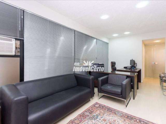 Sala à venda, 124 m² com 3 vagas de garagem por R$ 650.000 - Champagnat - Curitiba/PR
