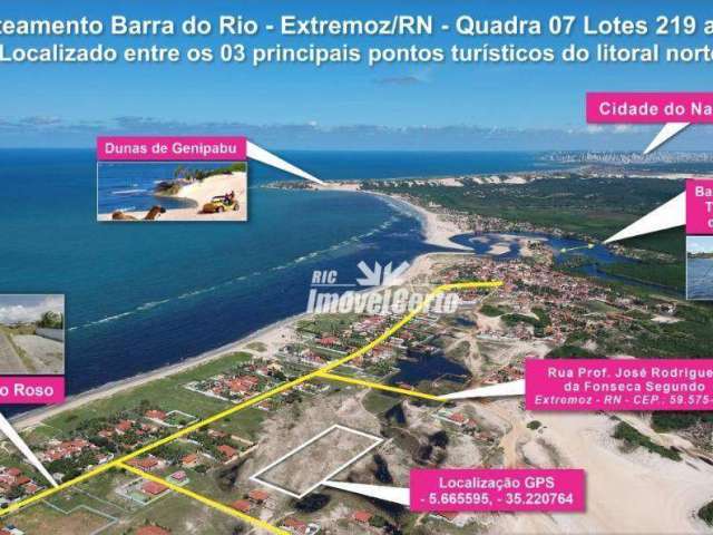 Terreno à venda, 6000 m² por R$ 450.000,00 - Pitangui - Extremoz/RN