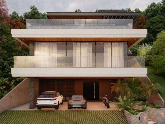 Casa em construção com 4 suítes à venda, 506 m² por R$ 4.600.000 - Ariribá - Balneário Camboriú/SC