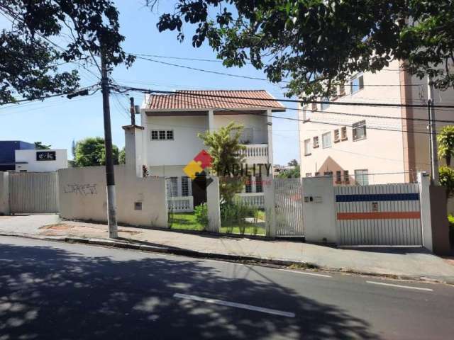 Casa comercial com 4 salas para alugar na Avenida Marechal Rondon, 77, Jardim Chapadão, Campinas, 500 m2 por R$ 12.000