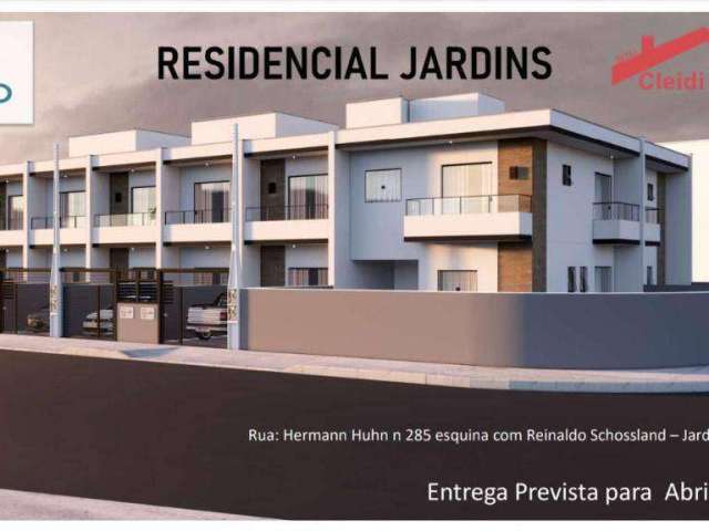 Sobrado com 2 dormitórios à venda, 72 m² por R$ 299.000,00 - Jardim Iririú - Joinville/SC