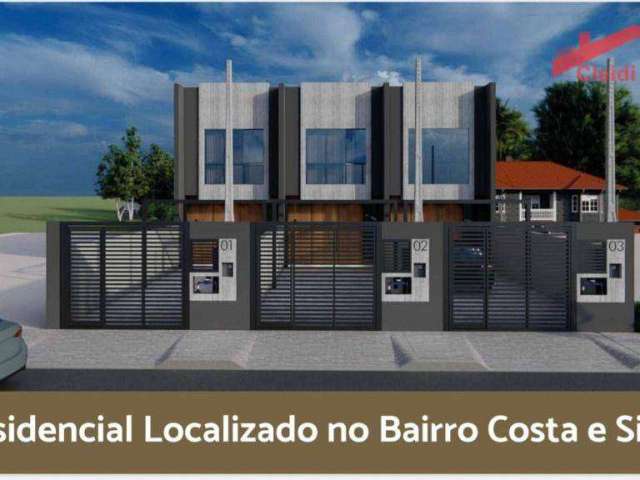 Sobrado com 4 dormitórios à venda, 112 m² por R$ 680.000,00 - Costa e Silva - Joinville/SC
