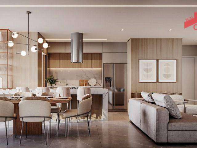 Apartamento com 3 dormitórios à venda, 113 m² por R$ 1.045.115,24 - Centro - Joinville/SC