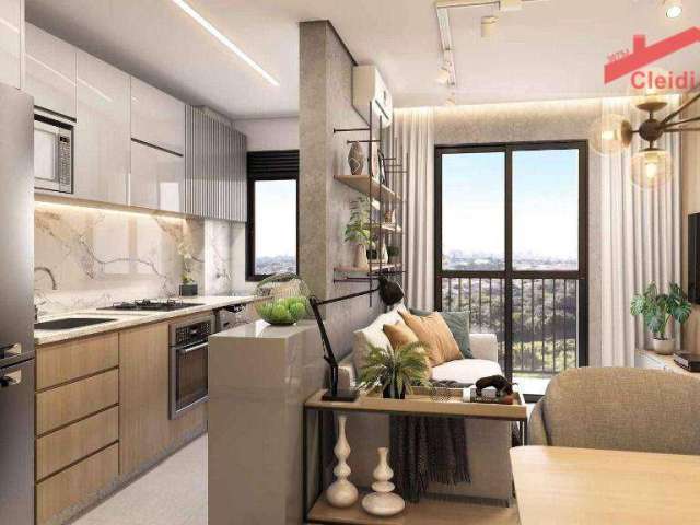 Apartamento com 2 dormitórios à venda, 48 m² por R$ 242.428,57 - Paranaguamirim - Joinville/SC