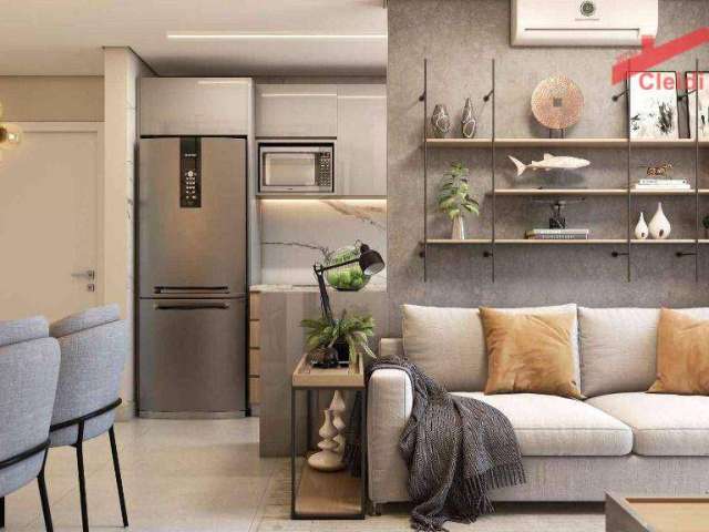 Apartamento com 2 dormitórios à venda, 45 m² por R$ 245.000,00 - Paranaguamirim - Joinville/SC