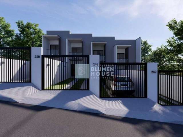 Casa com 2 quartos à venda na Rua Lucie Herkenhoff, Velha Central, Blumenau, 102 m2 por R$ 390.000
