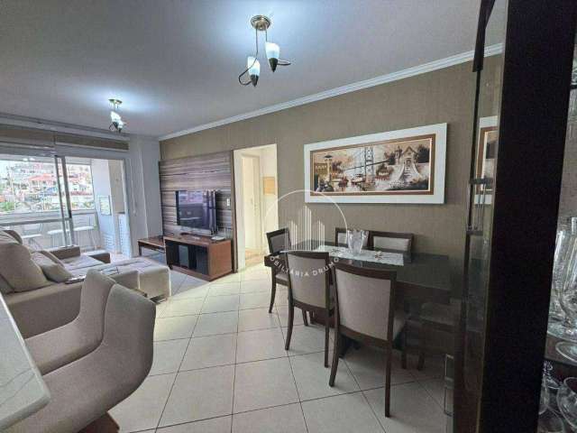 Apartamento com 2 dormitórios à venda, 70 m² por R$ 525.000,00 - Barreiros - São José/SC