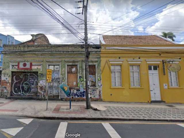 Terreno à venda na Rua Trajano Reis, 315, São Francisco, Curitiba, 478 m2 por R$ 1.100.000