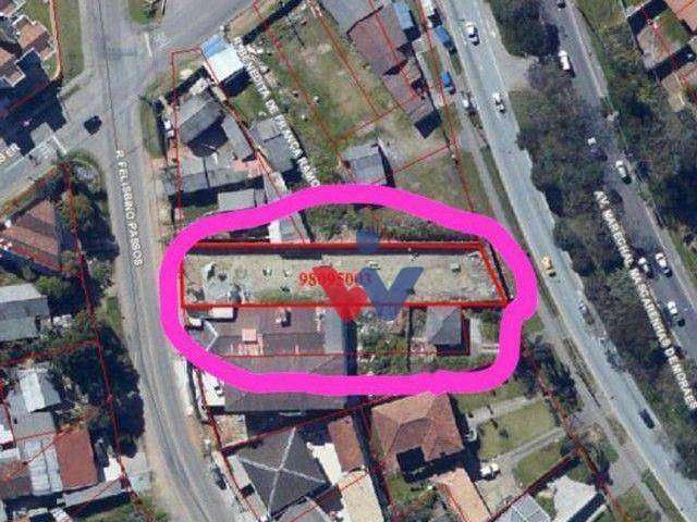 Terreno à venda, 1495 m² por R$ 2.500.000,00 - Tingui - Curitiba/PR