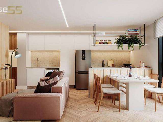 Apartamento com 2 dormitórios à venda, 87 m² por R$ 954.000,00 - Cabral - Curitiba/PR
