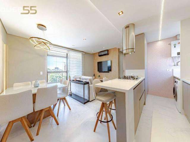 Apartamento com 2 dormitórios à venda, 71 m² por R$ 648.000,00 - Novo Mundo - Curitiba/PR