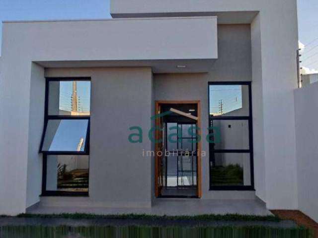 Casa com 1 suíte e 2 dormitórios à venda, 80 m² por R$ 470.000 - Jardim Piovesan - Cascavel/PR