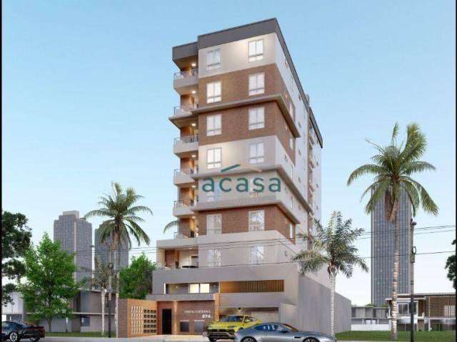 Apartamento com 1 suíte + 2 dormitórios à venda por R$ 494.348 - Coqueiral - Cascavel/PR