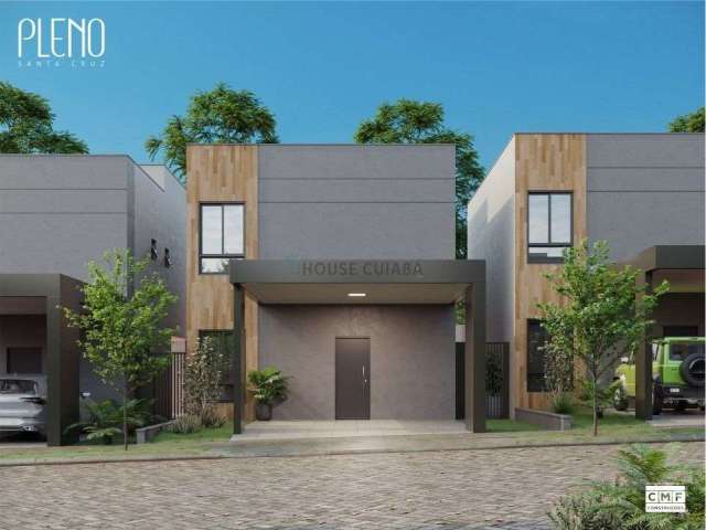 Casa em condomínio fechado com 3 quartos à venda na Avenida Santa Cruz, 1, Santa Cruz, Cuiabá, 141 m2 por R$ 840.200