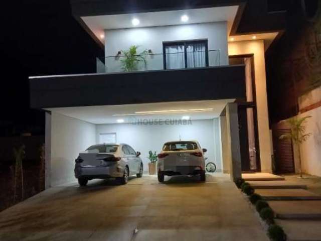 Casa com 4 quartos à venda na Rua João De Barros, 01, Condomínio Belvedere, Cuiabá, 289 m2 por R$ 2.300.000