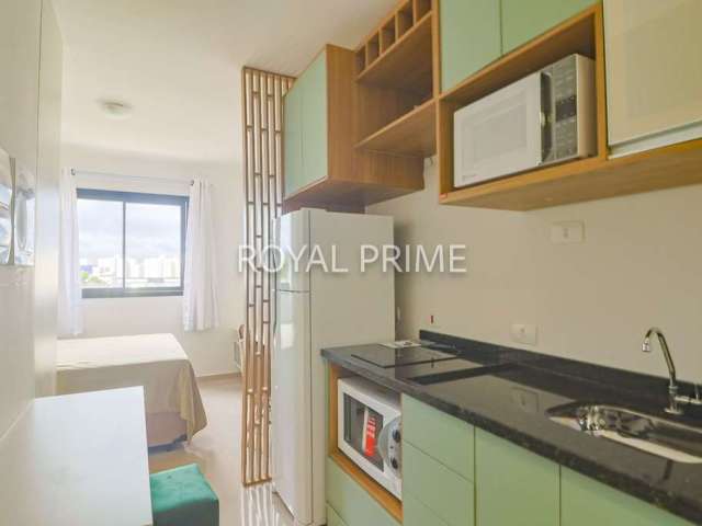 Apartamento Novo, Mobiliado com 1 quarto para alugar, 17 m² - Portão - Curitiba/PR