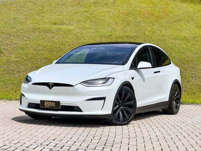 Tesla Model X Plaid  - Branca - 2022/2022