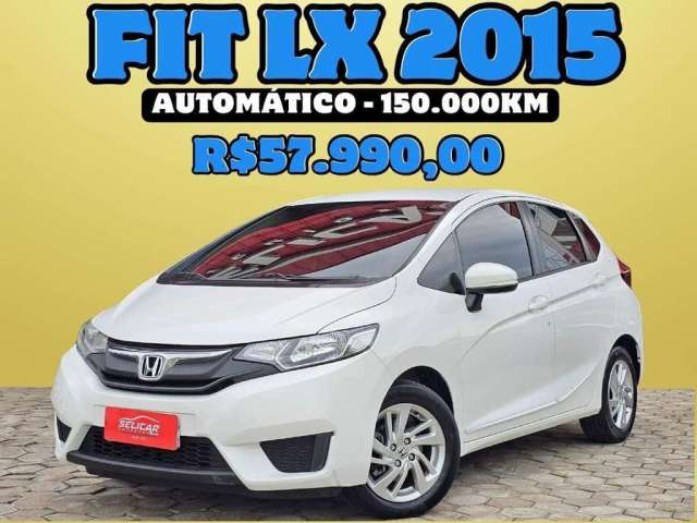 Honda Fit LX 2015 AUTOMÁTICO - Branca - 2015/2015
