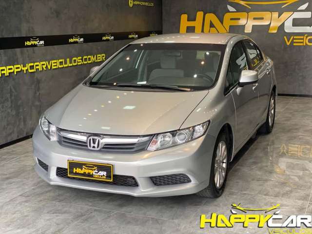Honda Civic Sedan LXS 1.8/1.8 Flex 16V Aut. 4p - Prata - 2013/2014