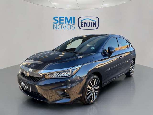 Honda City Hatchback Touring 1.5 Flex 16V Aut  - Azul - 2022/2023