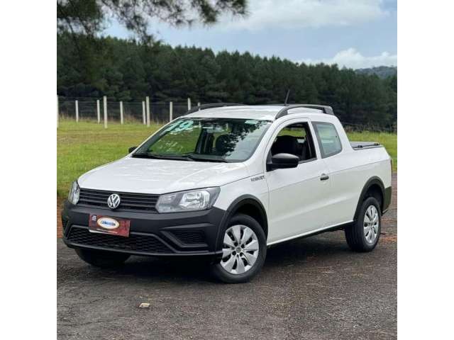 Volkswagen Saveiro W/NOVA  RB MBVD - Branca - 2019/2019