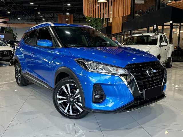 Nissan Kicks ADVANCE 1.6 FLEX AUT - Azul - 2021/2022