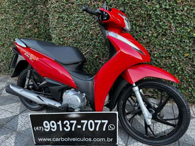 Honda Biz 125 Flex - ZERO KM EMPLACADA À PRONTA ENTREGA - Vermelha - 2024/2024