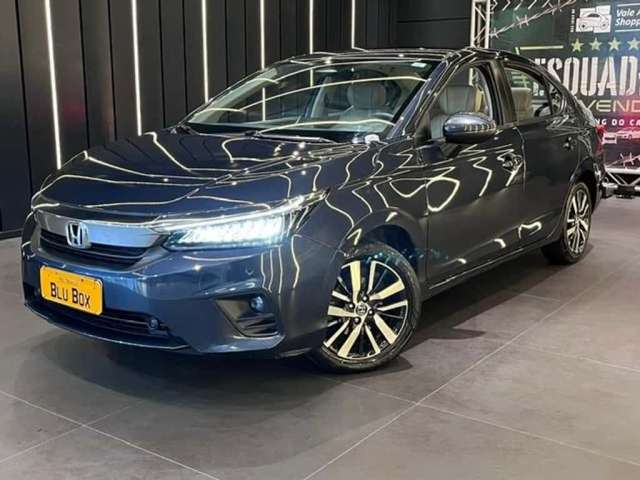 Honda City Sedan Touring 1.5 Flex 16V 4p Aut - Azul - 2022/2022