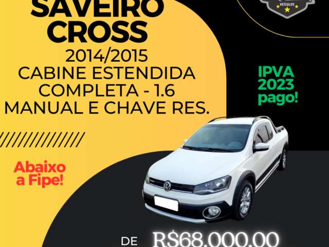 Preço de Volkswagen Saveiro Cross 1.6 (Flex) (cab. estendida) 2014: Tabela  FIPE
