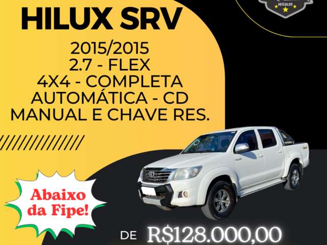 HILUX SRV 2.7 AUTOMÁTICA 2015/2015 FLEX 4X4