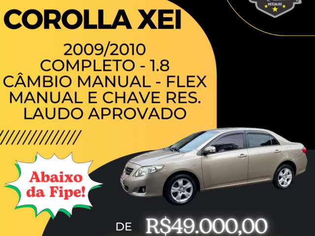 COROLLA XEI 1.8 COMPLETO 2009/2010